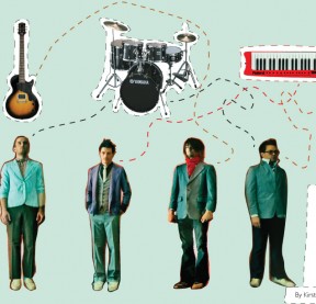 Mutemath magazine article, spread 1