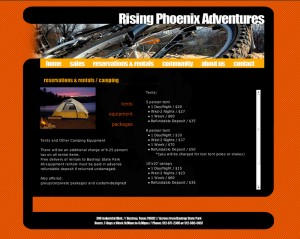 rpa_screen Rising Phoenix Adventures, proposed redesign